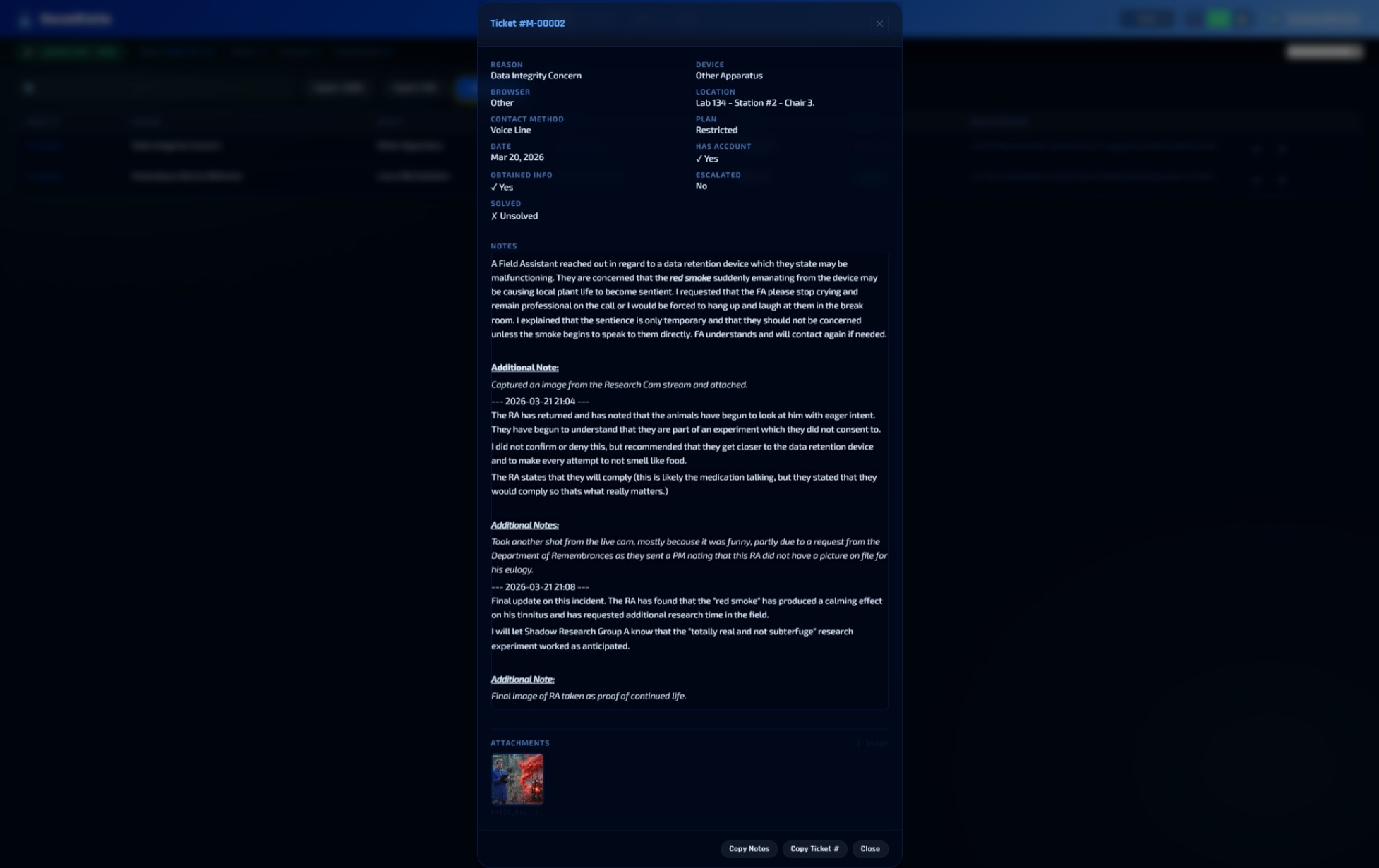 8.2   Flow   Today   Ticket Opened to View